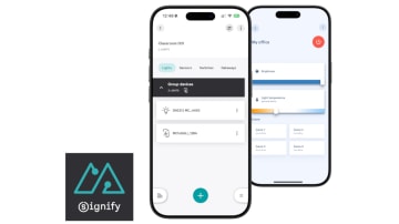 Smartphone screen displaying the Signify MasterConnect app
