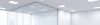 Brillante techo de oficina con paneles LED