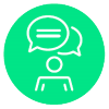 Ícono de soporte al cliente