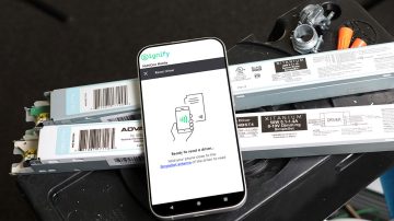Aplicación Signify MultiOne Configurator en un teléfono móvil