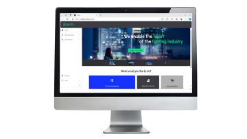 Interfaz del portal Signify MyLighting