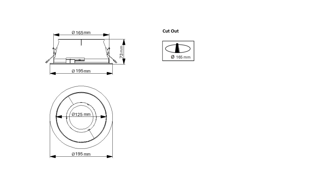 Philips GreenSpace PerfectFit encastré rond, | Signify Suisse