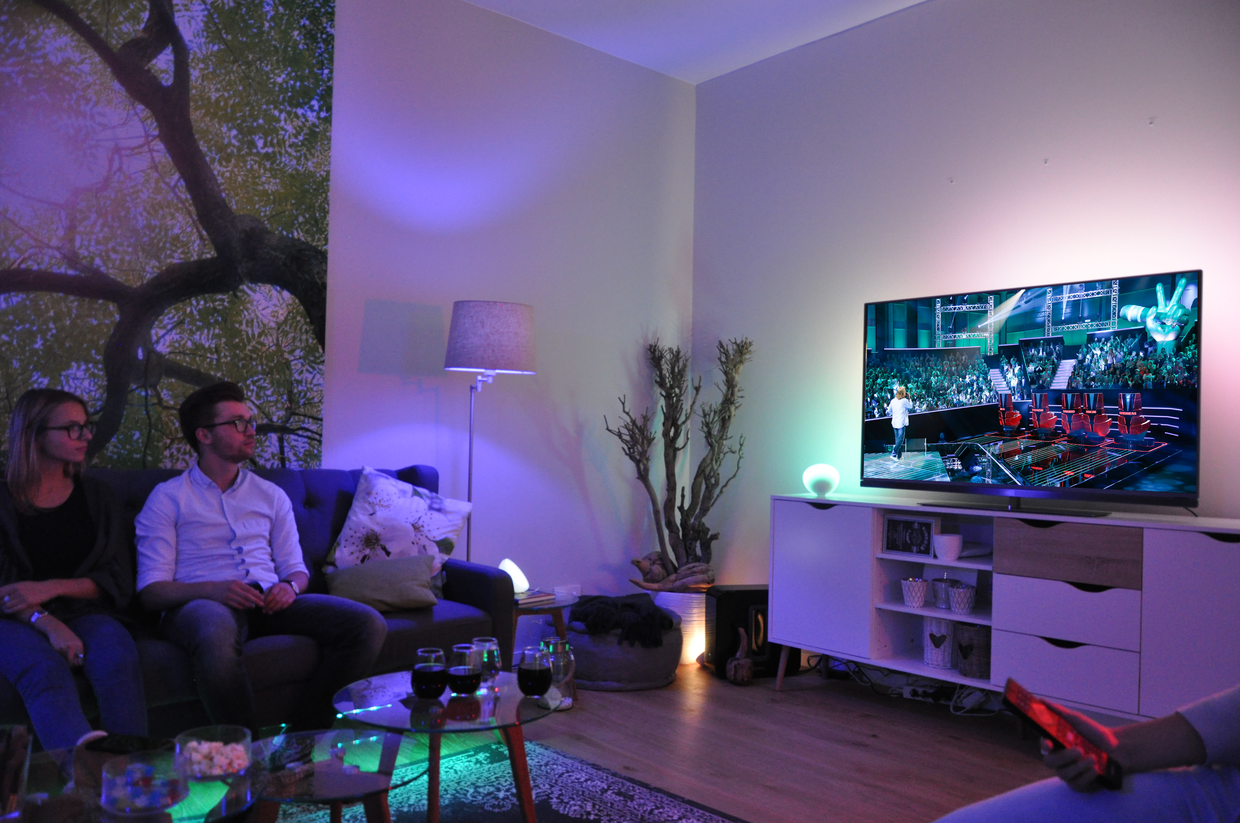 Lichtshow Im Wohnzimmer Philips Hue Und The Voice Of Germany