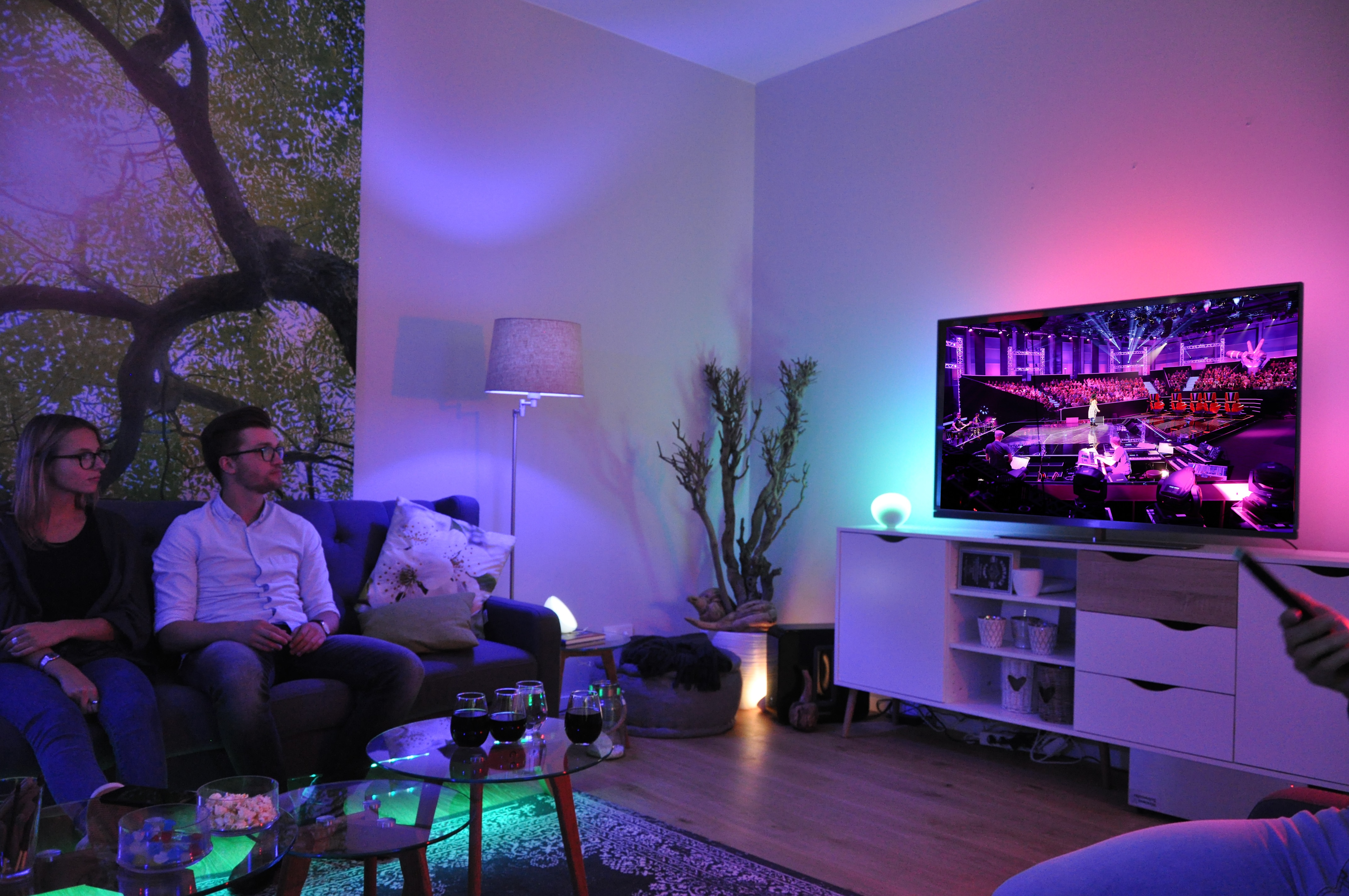 lichtshow im wohnzimmer: philips hue und „the voice of germany