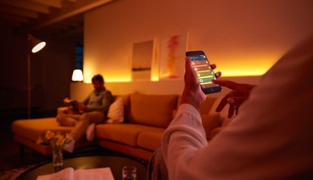 philips hue app smartphone