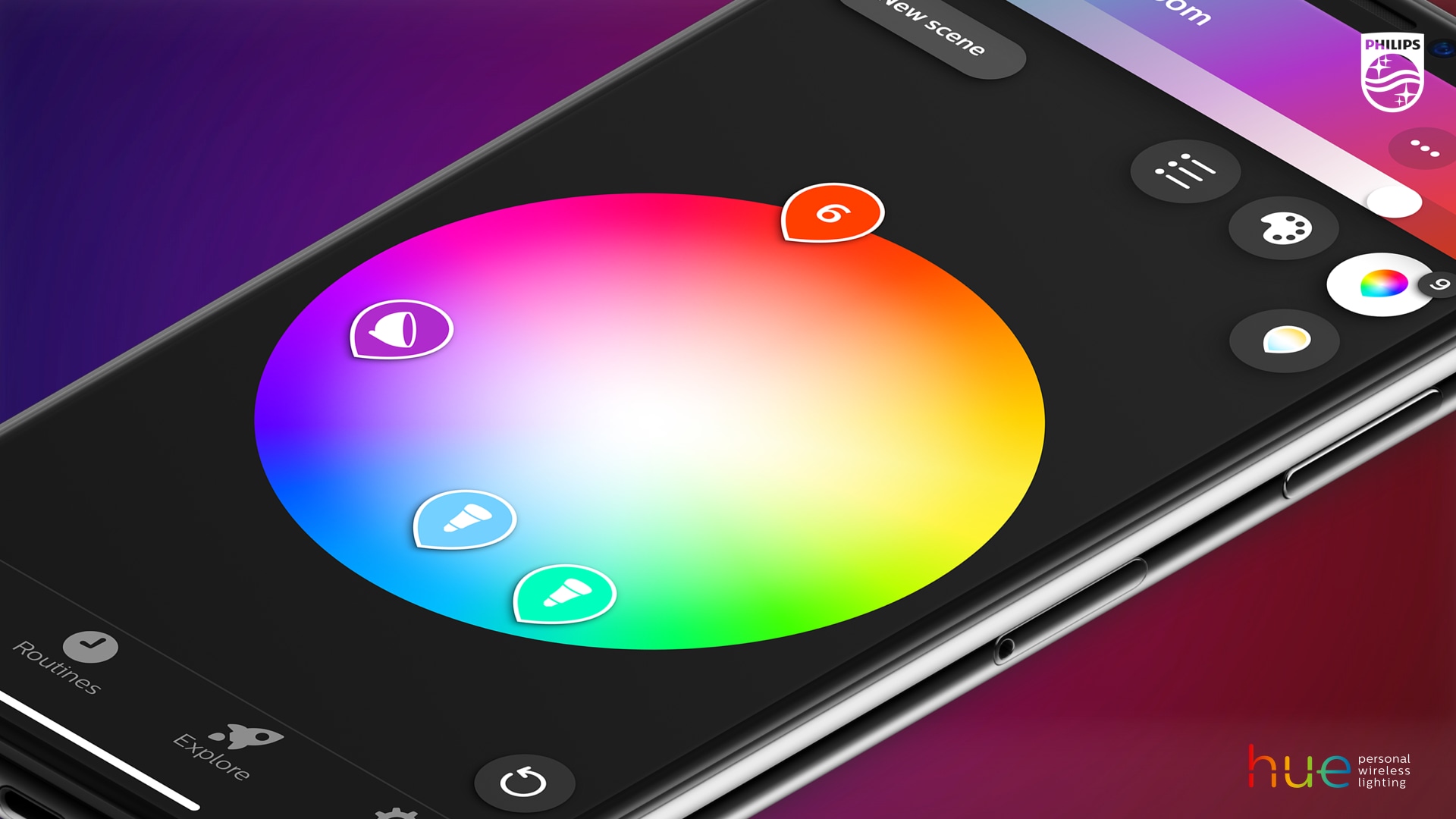 Umfangreiches Update der Philips Hue App Philips Lighting