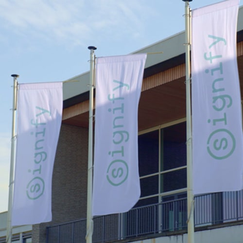 Signify HQ at High Tech Campus Eindhoven (front angle close-up)