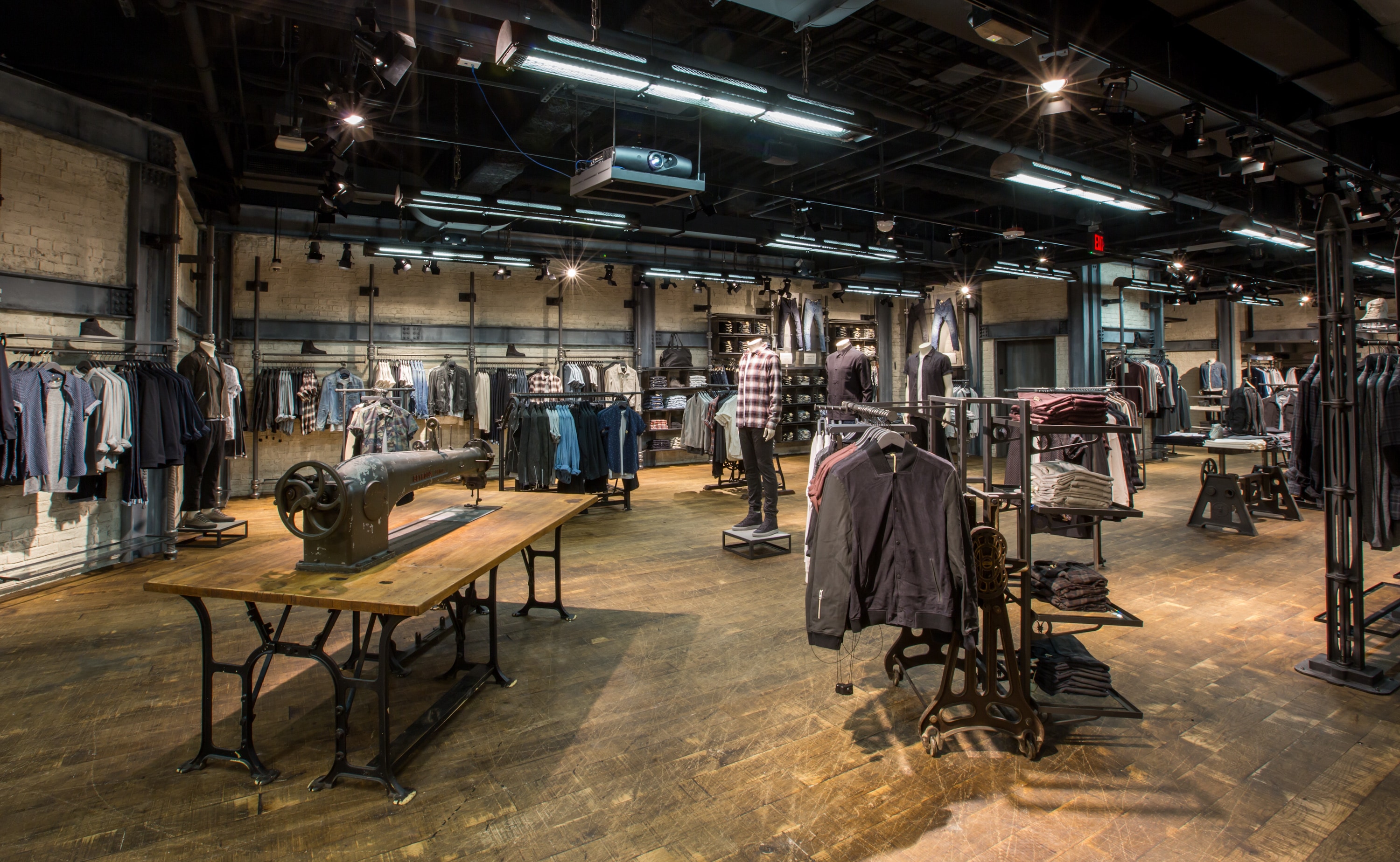 Allsaints Iconic Style Brought To Life With Bespoke System Allsaints Iconic Style Brought To Life With Bespoke System