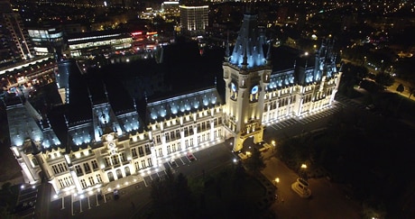 The Palace of Culture in Romania
