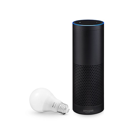 Amazon Echo Plus and Philips Hue lightbulb