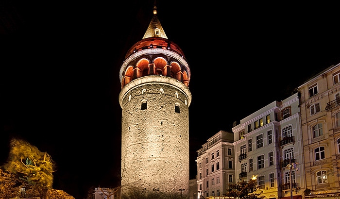 istanbul s iconic galata tower in the limelight philips lighting