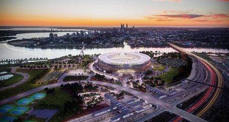 Perth Stadia Artist Impression