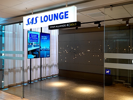 SAS experience lounge