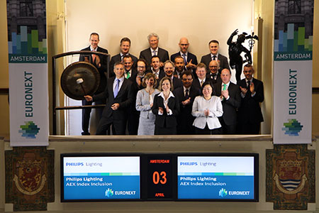 Philips Lighting: Included in Euronext’s AEX Index