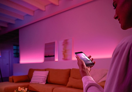 Philips Hue colored scenes