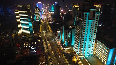 philips lighting illuminates ningbo zhongshan road