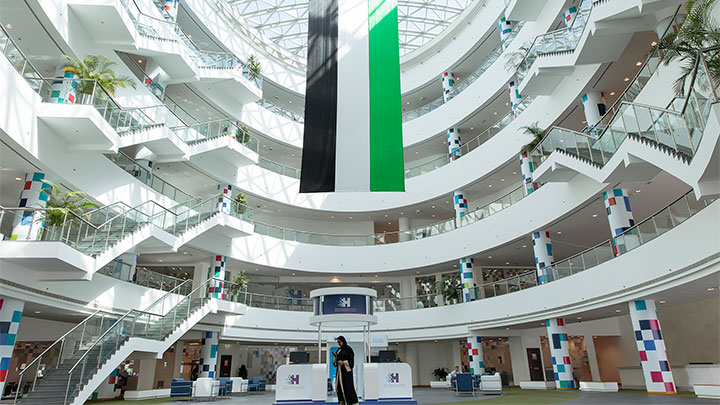 Smart university atrium with Interact Software