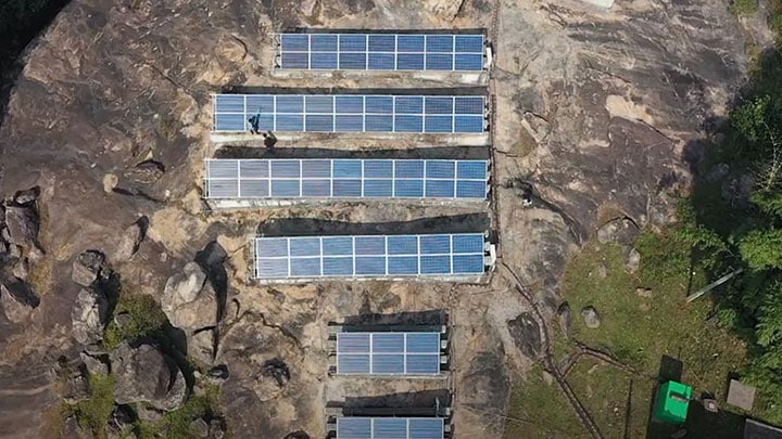 Off-grid solar energy project