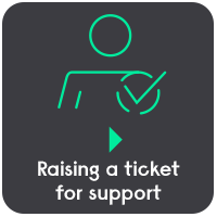 Raising a ticket for support