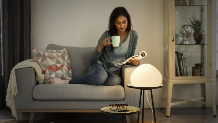 Philips hue white ambiance outlet wellner table lamp