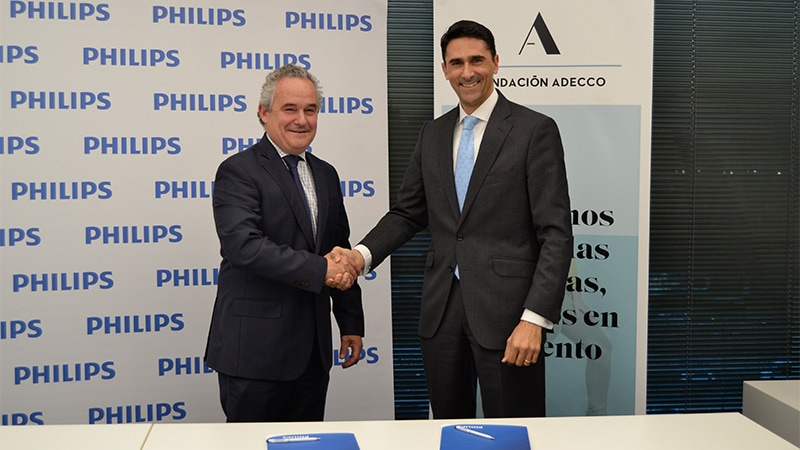 Philips Lighting y la Fundación Adecco firman un acuerdo para promover la inserción laboral de las personas con discapacidad