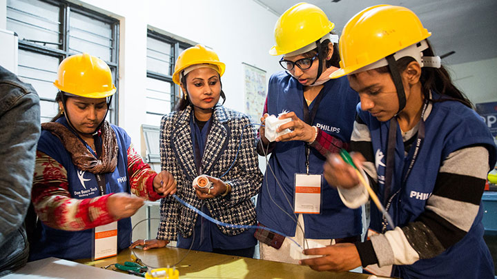 Visiting Don Bosco Technical Institute in Delhi