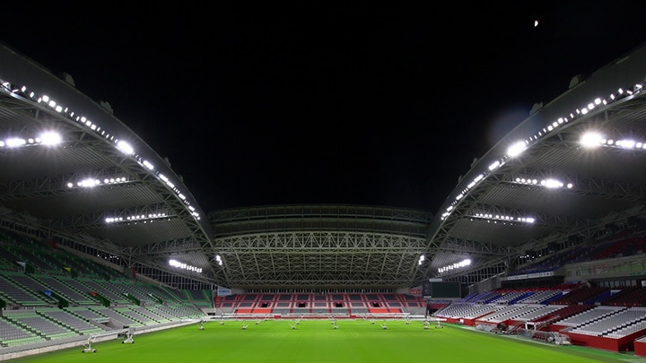 New LED lighting in Kobe Misaki stadium for world’s biggest rugby tournament in Japan