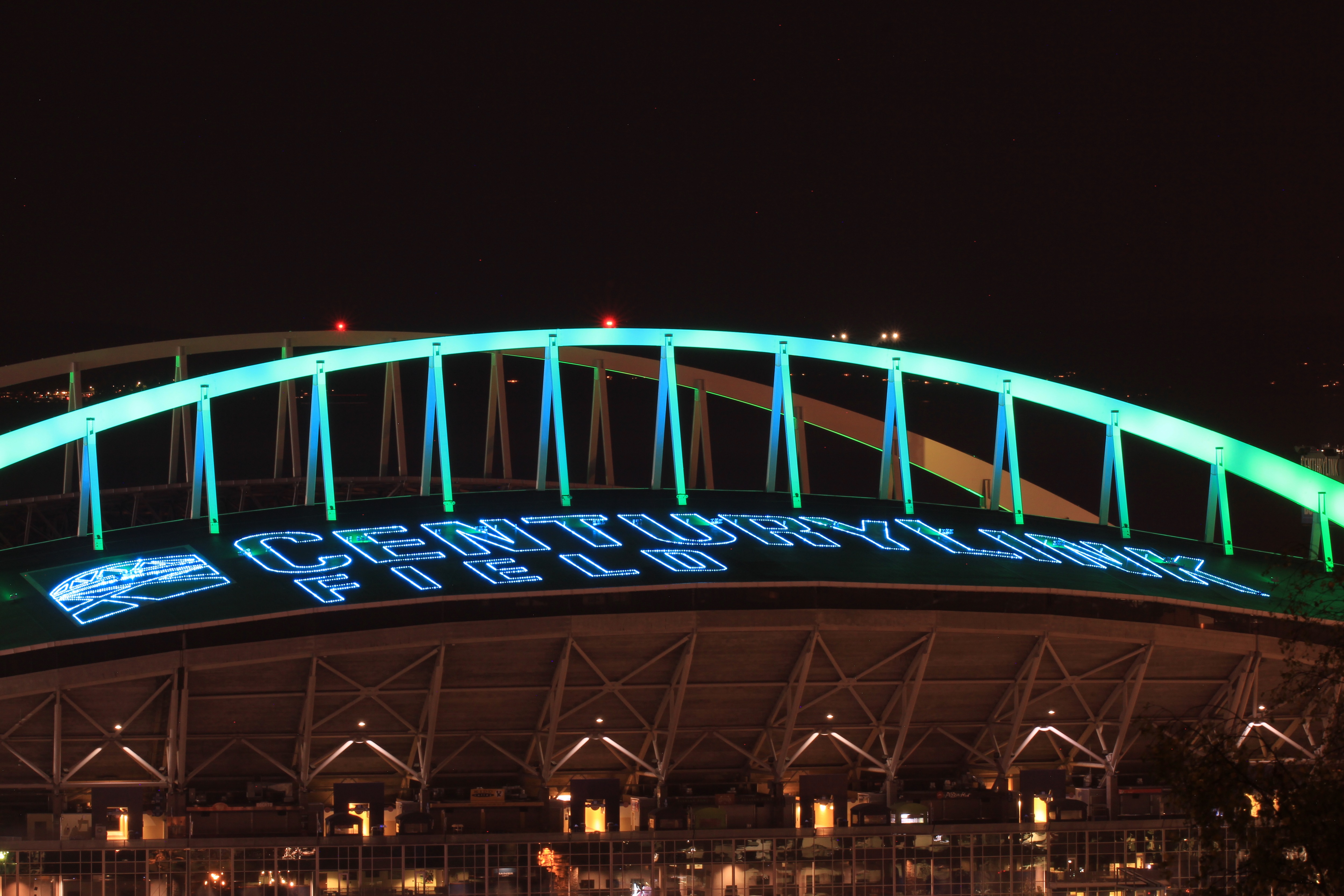 The Seattle Seahawks And Centurylink Field Shine Bright From The