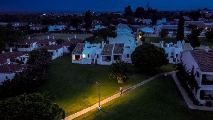 Iluminación solar en el Algarve