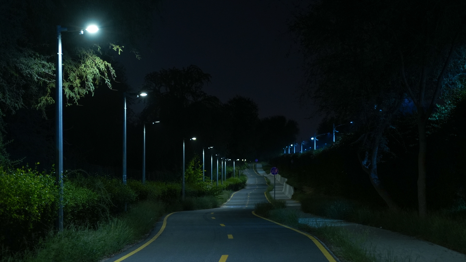 Signify UrbanFlex Lights Mushrif Park Cycling Track in Dubai