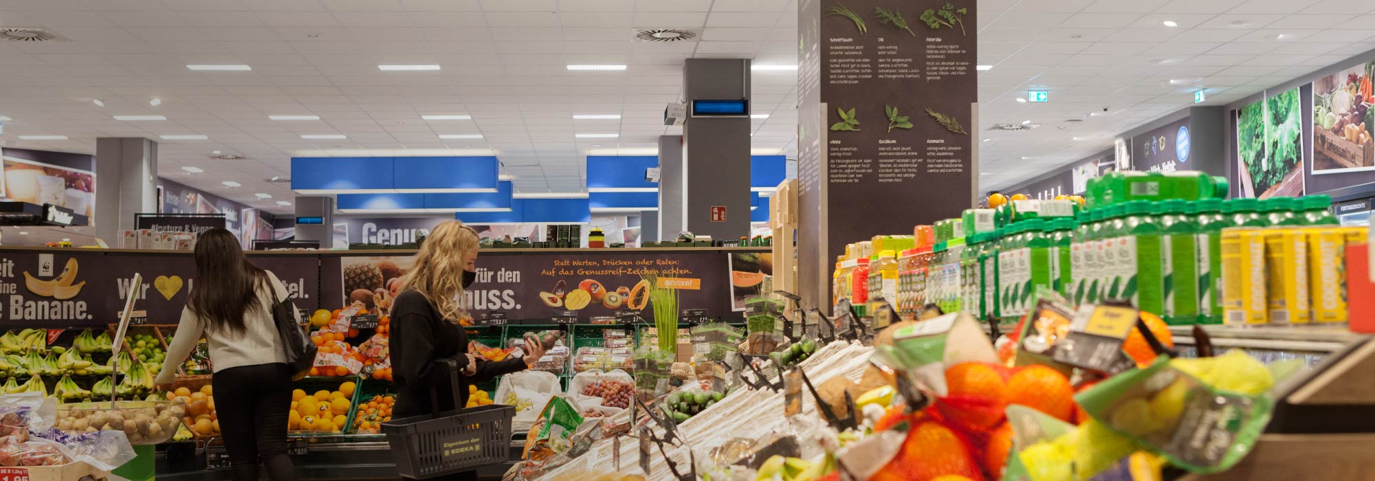 Philips UV-C disinfection Lighting at EDEKA