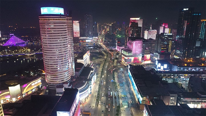 Ningbo, China enhances its skyline with connected LED lighting