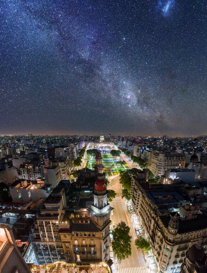 city light at night