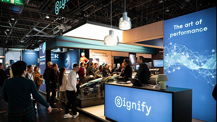 Signify inszeniert seine Retail-L&ouml;sungen auf der EuroShop 2026 als Exponate