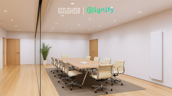 Neue Partnerschaft: Signify und JUNG machen Geb&auml;ude EPBD konform