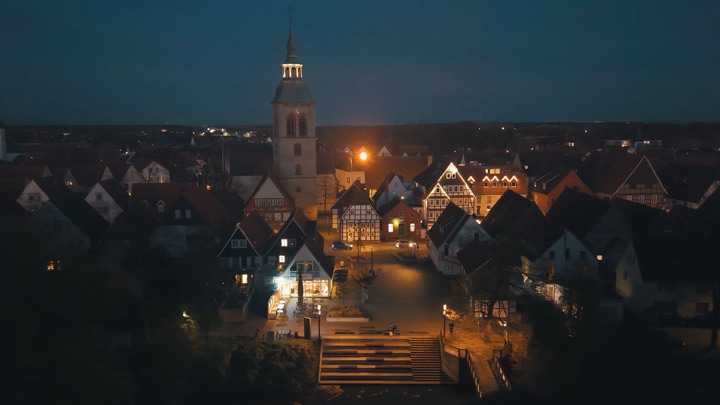 Stra&szlig;enbeleuchtung in Rheda-Wiedenbr&uuml;ck