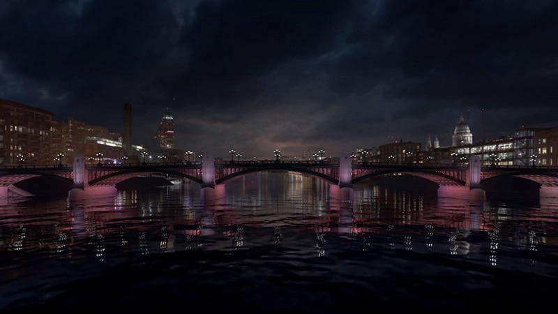 Illuminating London's bridges