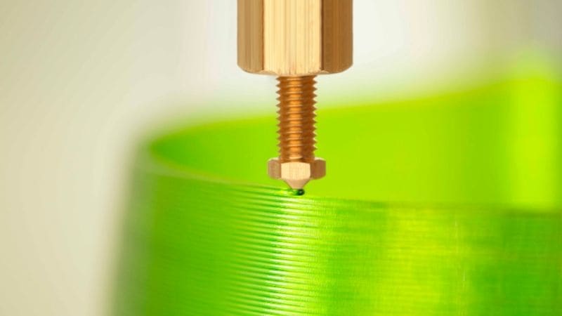 Close up of 3D printed luminaires