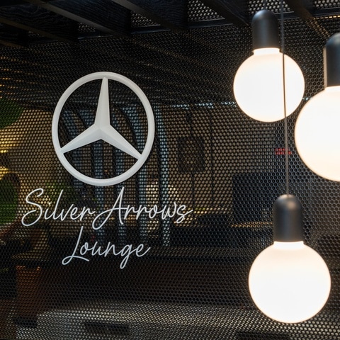 Signify’s lighting illuminates a premium VIP experience for the Mercedes AMG-PETRONAS F1 Team