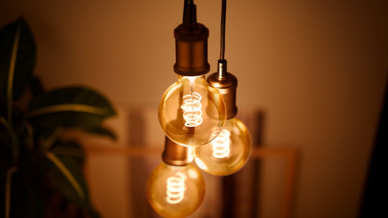 vintage LED dimmed