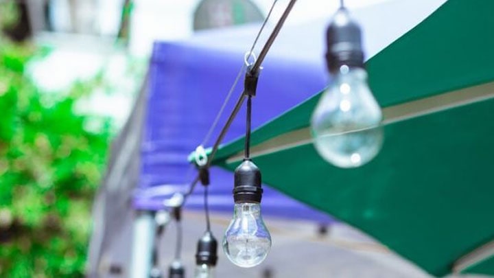 Donating lightbulbs with the York regional police