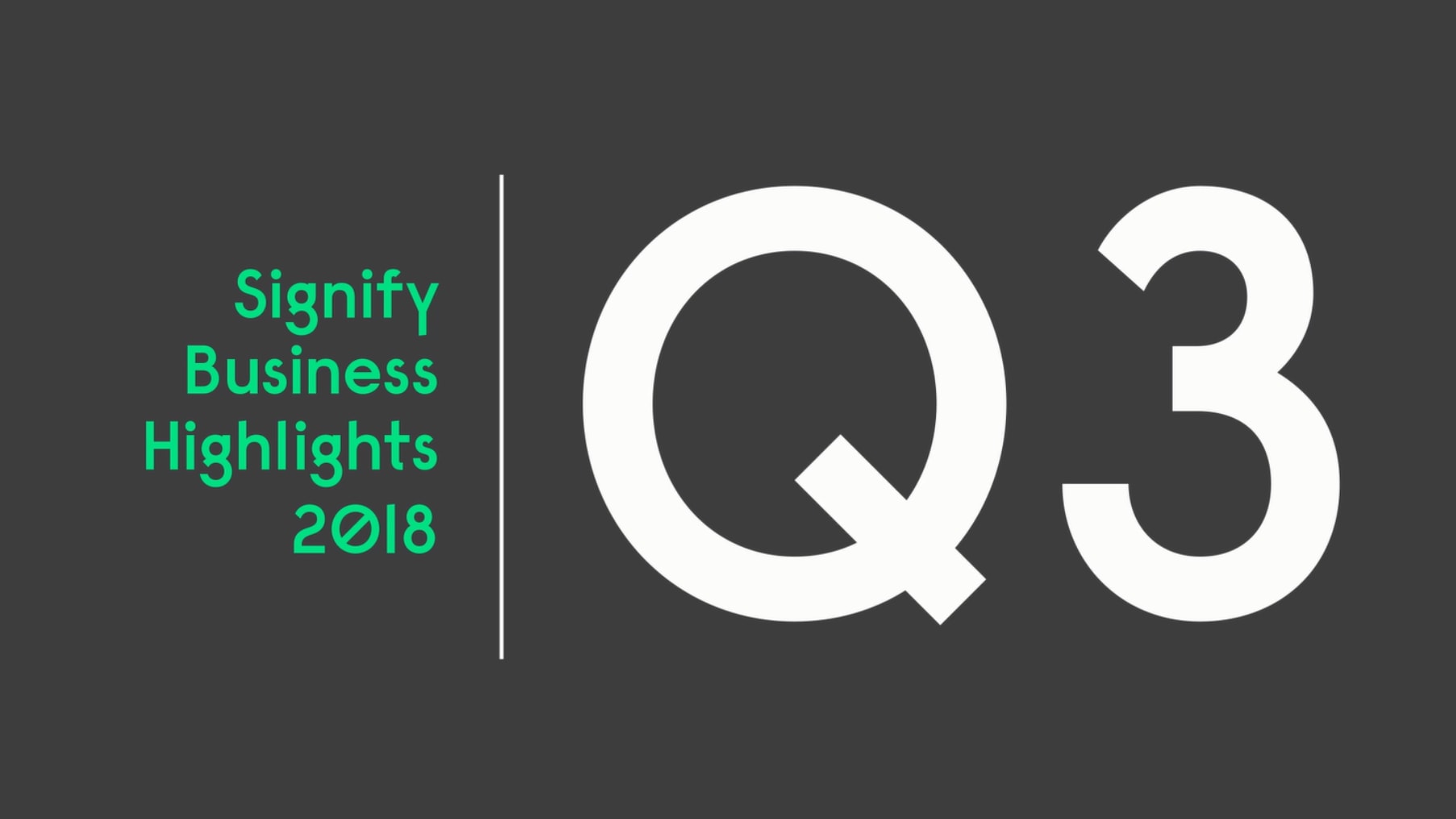 Q3 Business Highlights