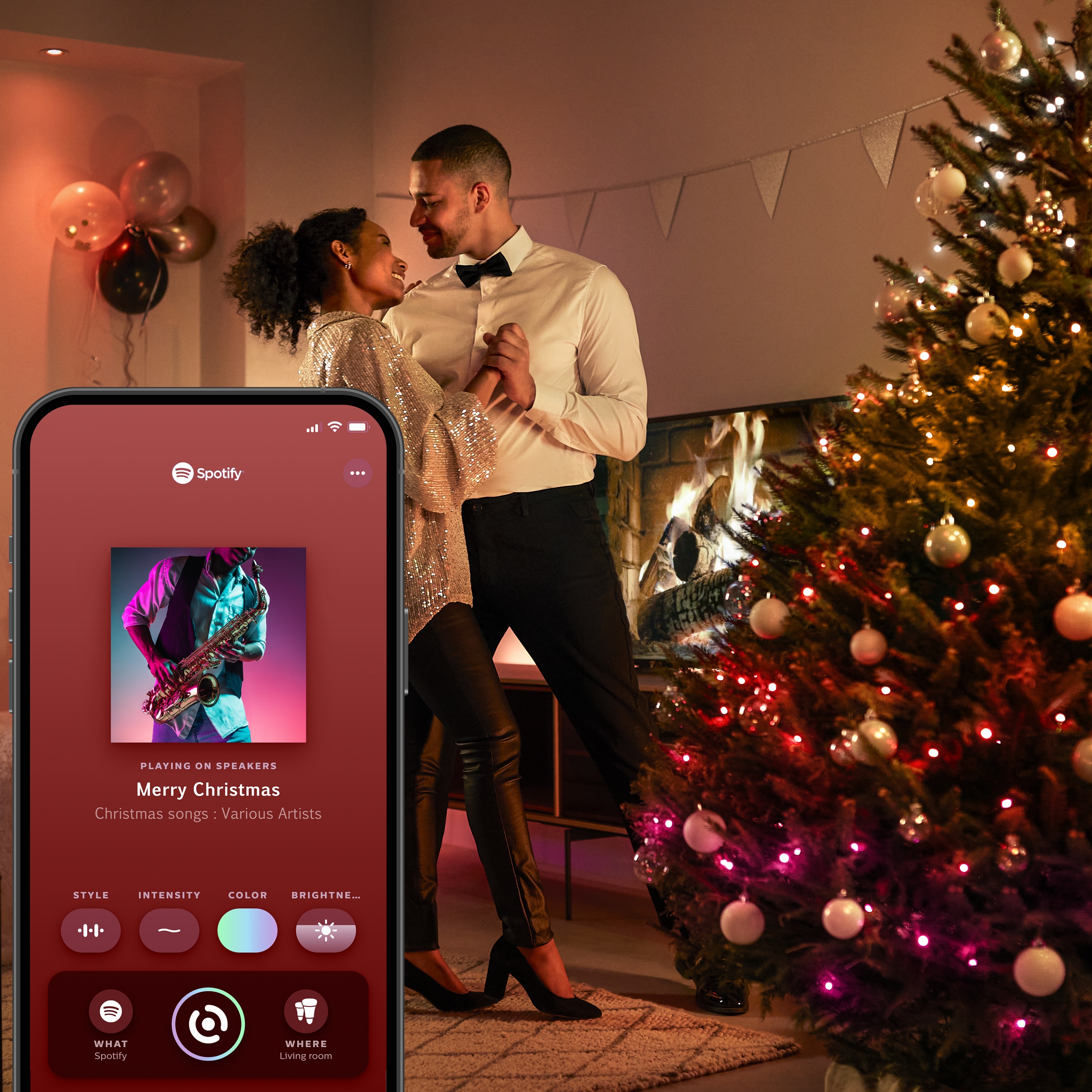 Website Philips Signify Hue string | lights the Company Festavia holidays for