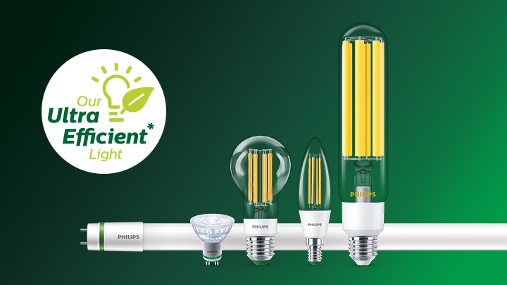 Nieuwe UltraEfficient LED lampen voor wegen, retail and horeca