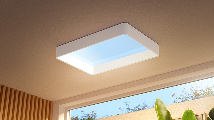 Philips Skylight brengt het gevoel van natuurlijk daglicht binnenshuis
