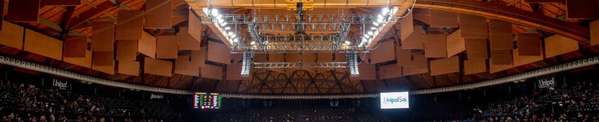 Interact connected lighting transforms Unipol Arena in Bologna