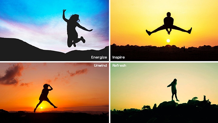 Différentes activités et différents espaces