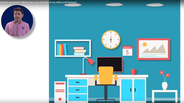 Where can I use controls in my office and factory?