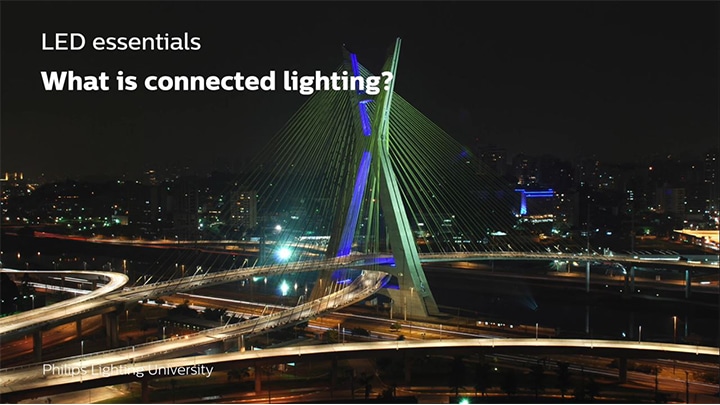 What is connected lighting?