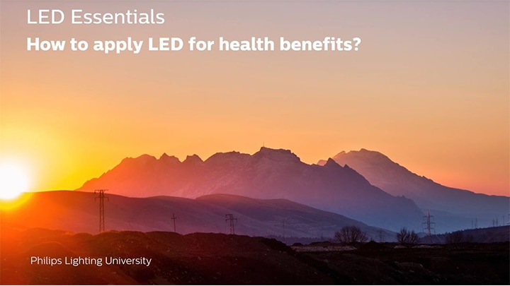 How to apply LEDs for health benefits?